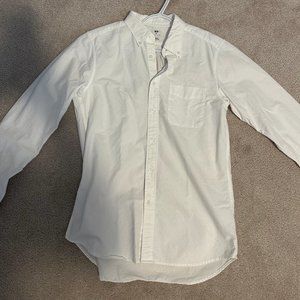 Uniqlo Oxford Shirt - White - Small
